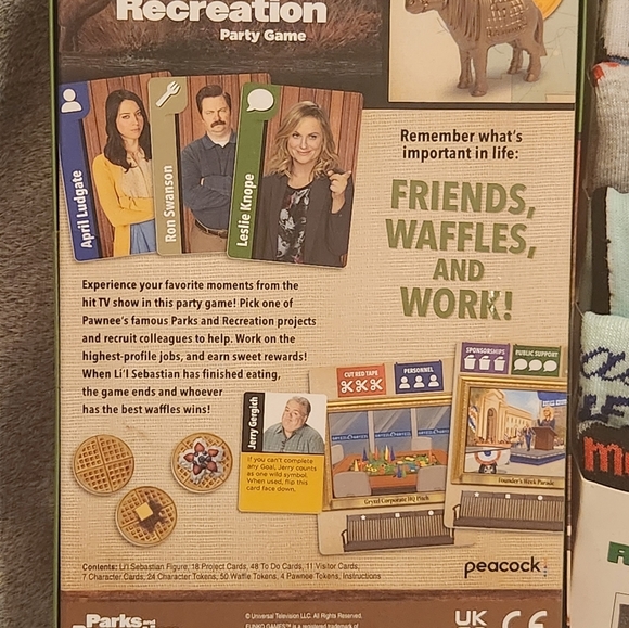 Parks and Recreation Party Game with Socks Set - Picture 6 of 6